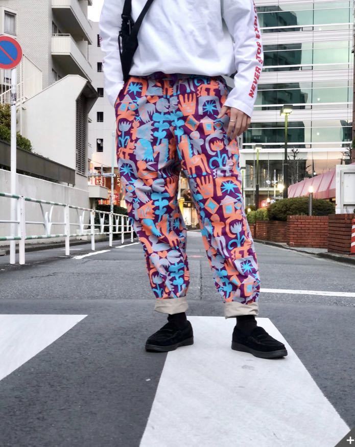 新品 WILDTHINGS ワイルドシングス × Kentaro Okawara BEAVER別注 MOTION EAZY LUX PANTS サイズM ベージュ × パープル_画像10