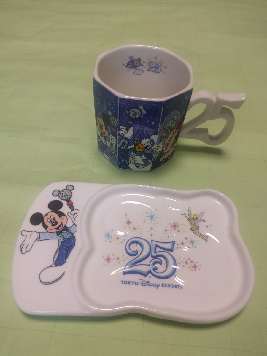 Paypayフリマ 08年東京ディズニーランド25周年 スーベニアカップ プレート ミッキー Paypayフリマ 08年東京ディズニーランド25周年 スーベニアカップ プレート ミッキー