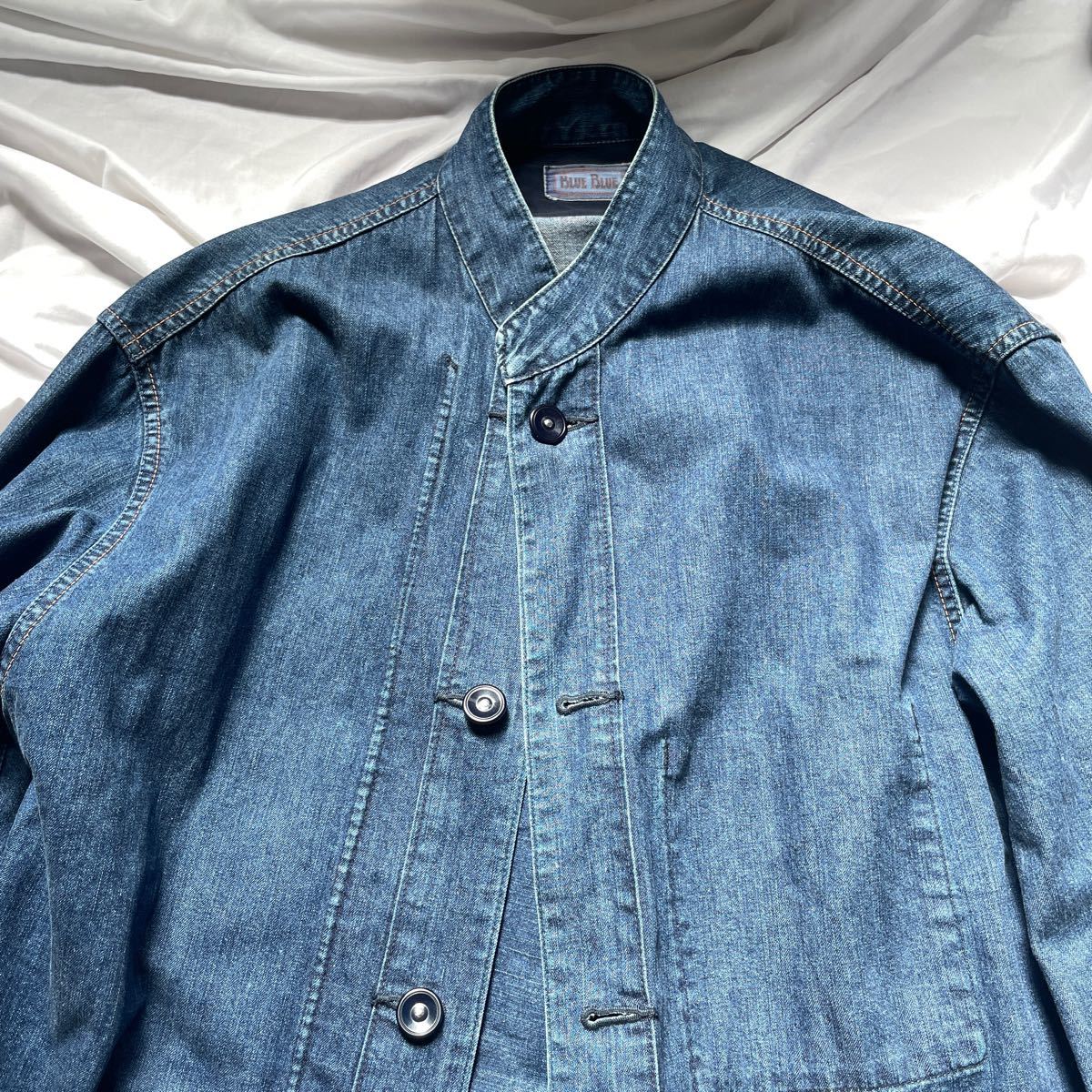 【レア】Blue Blue デニム　カバーオールジャケット・コート　2 ビンテージ カバーオール デニムカバーオール