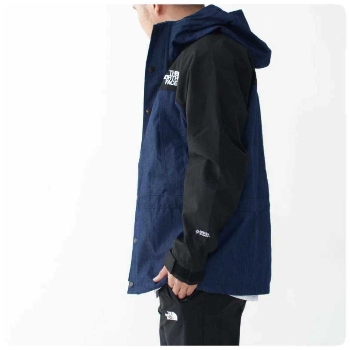 新品完全未開封 THENORTHFACE ノースフェイス 正規品 NP12032 GORE-TEX マウンテンライトデニムジャケット ナイロンインディゴデニム XL