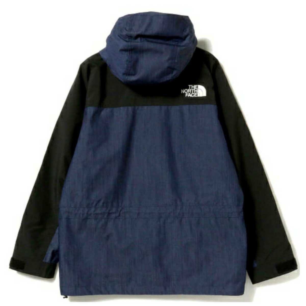 新品完全未開封 THE NORTH FACE ノースフェイス 正規品 NP12032 GORE-TEX マウンテンライトデニムジャケット ナイロンインディゴデニム XL_画像5