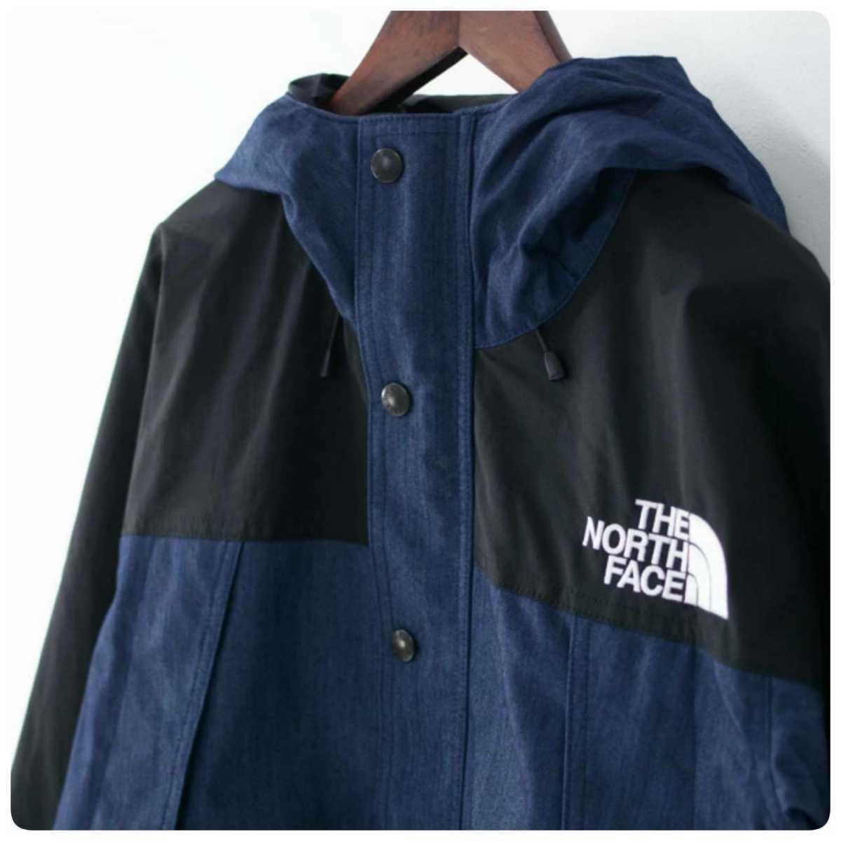 新品完全未開封 THE NORTH FACE ノースフェイス 正規品 NP12032 GORE-TEX マウンテンライトデニムジャケット ナイロンインディゴデニム XL_画像9