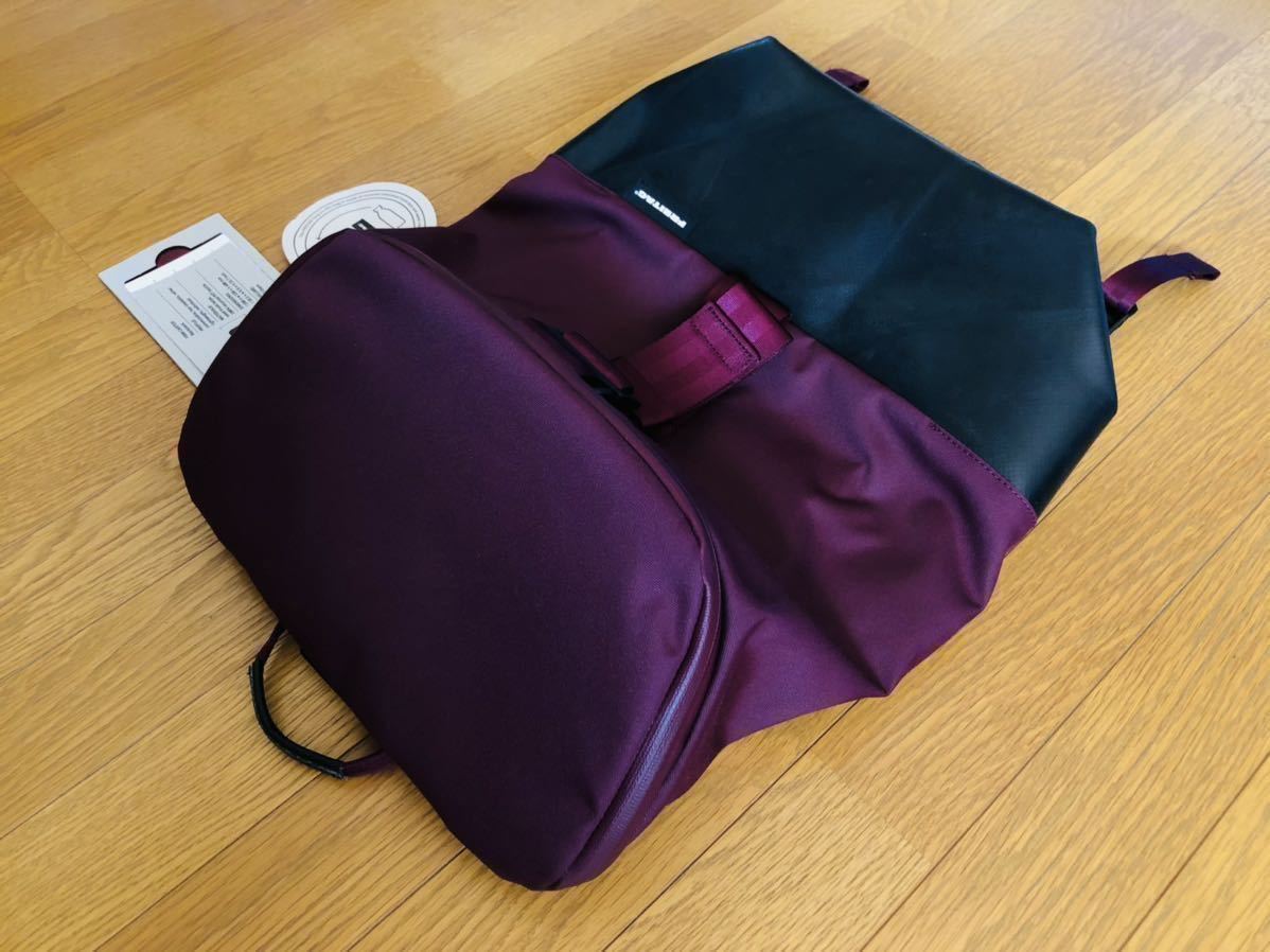 【新品未使用*希少*】FREITAG / F600 CARTER ◯ BLACK / MARSALA ◯ マット / 艶消 ◯ 地厚幌 ◯ BACKPACK ◯_画像1