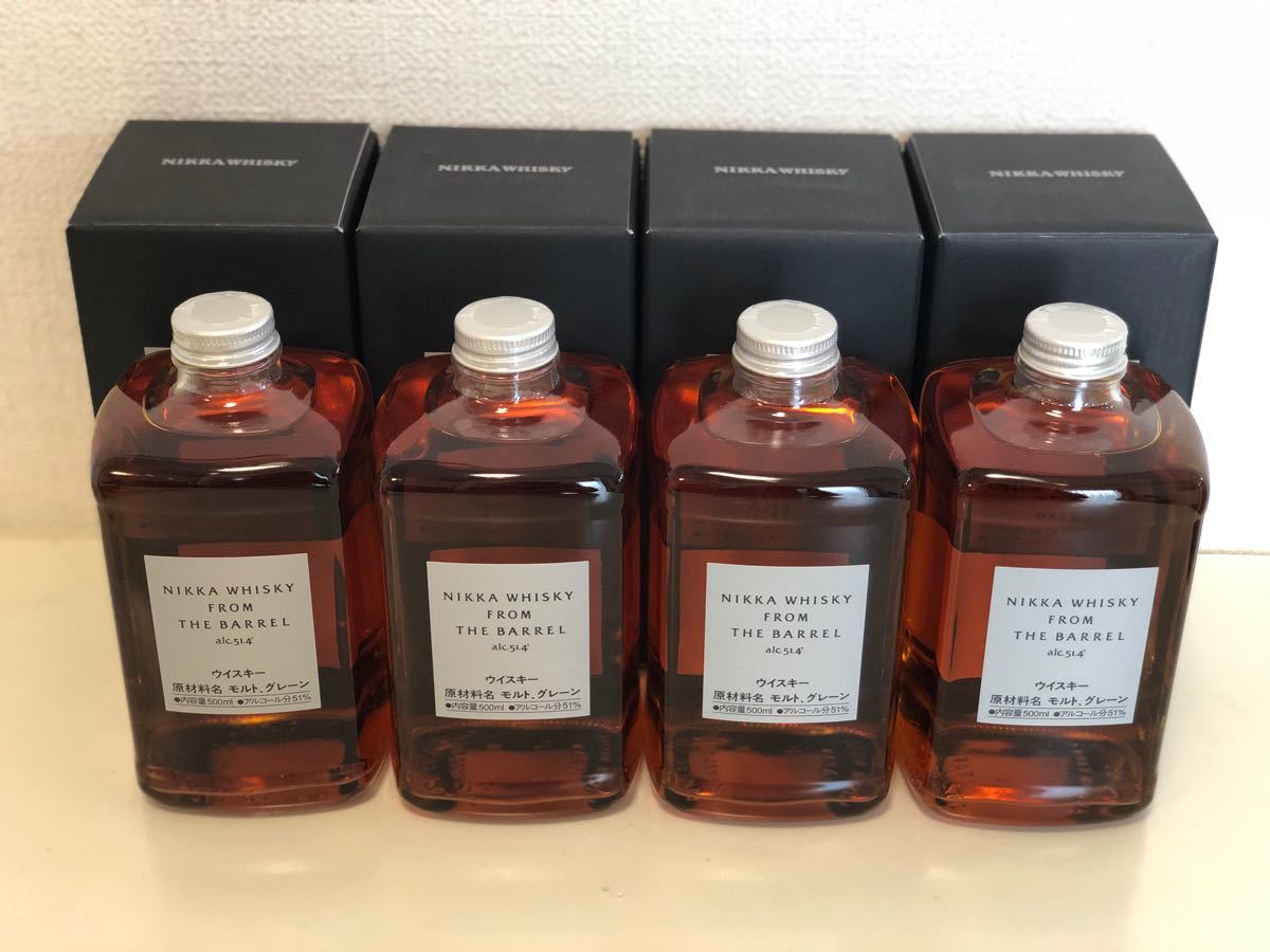 Paypayフリマ ニッカウヰスキー フロム ザ バレル 500ml 4本 化粧箱入り Paypayフリマ ニッカウヰスキー フロム ザ バレル 500ml 4本 化粧箱入り