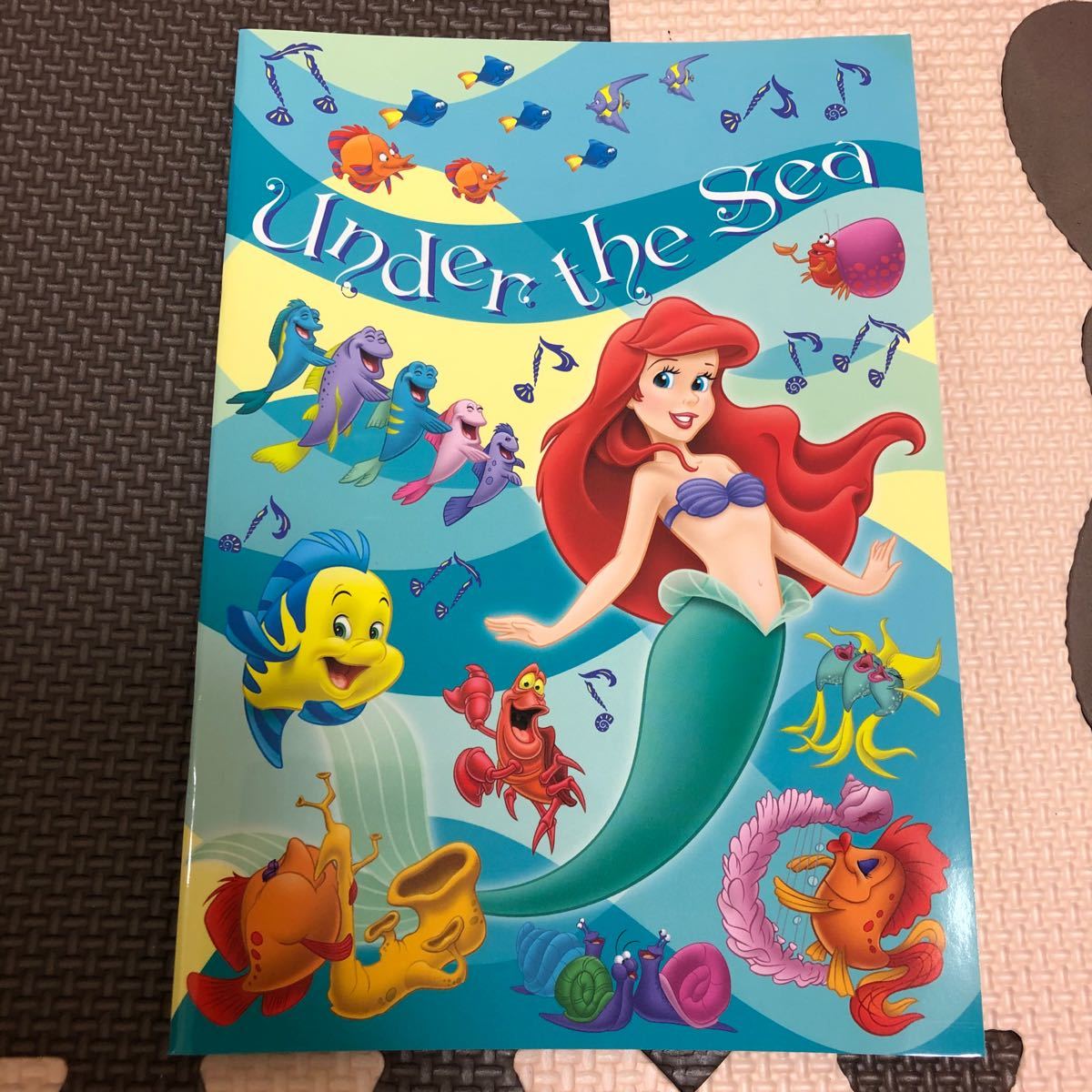 アリエル　under the sea  A4ノート　ディズニー