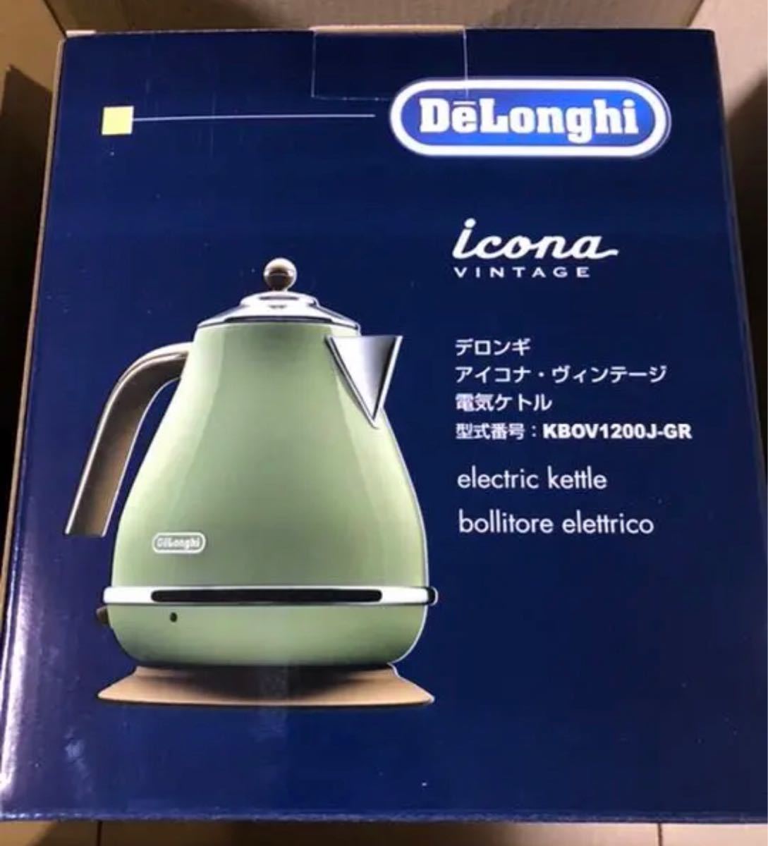 中古 デロンギ DeLonghi 電気ケトル ?アイコナ ヴィンテージ