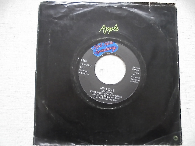 Appleシングルレコード PAUL McCARTNEY & WINGS『 NY LOVE 』US盤 Apple 1861 美品_画像1