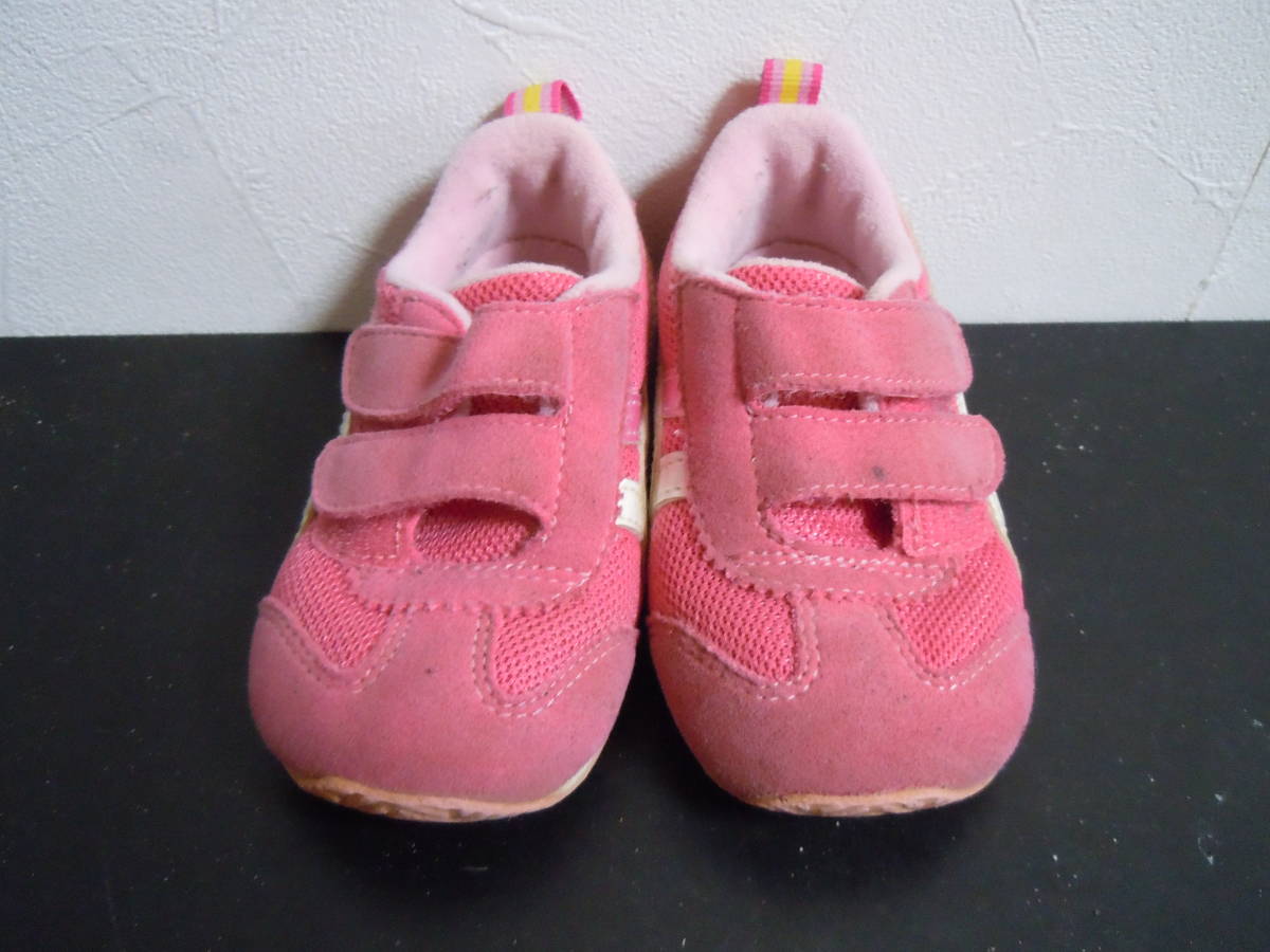  Asics ....a Ida ho baby (TUB144) pink white 13cm asics SUKUSUKSU IDAHO BABY 2 ream velcro shoes S2103A