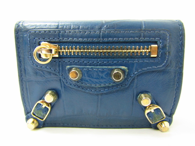 BALENCIAGA バレンシアガ 3つ折り財布 ミニウォレット♪AC19521 www