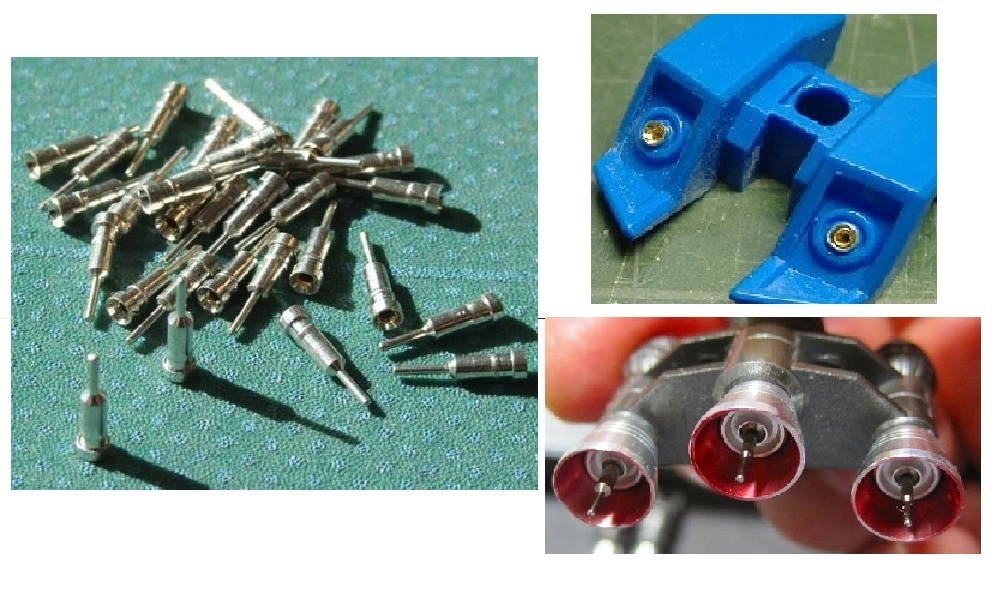 [ prompt decision ] metal pin 40 piece + H I z mono I etc. circle type ( green 3*4*5mm) each set ss