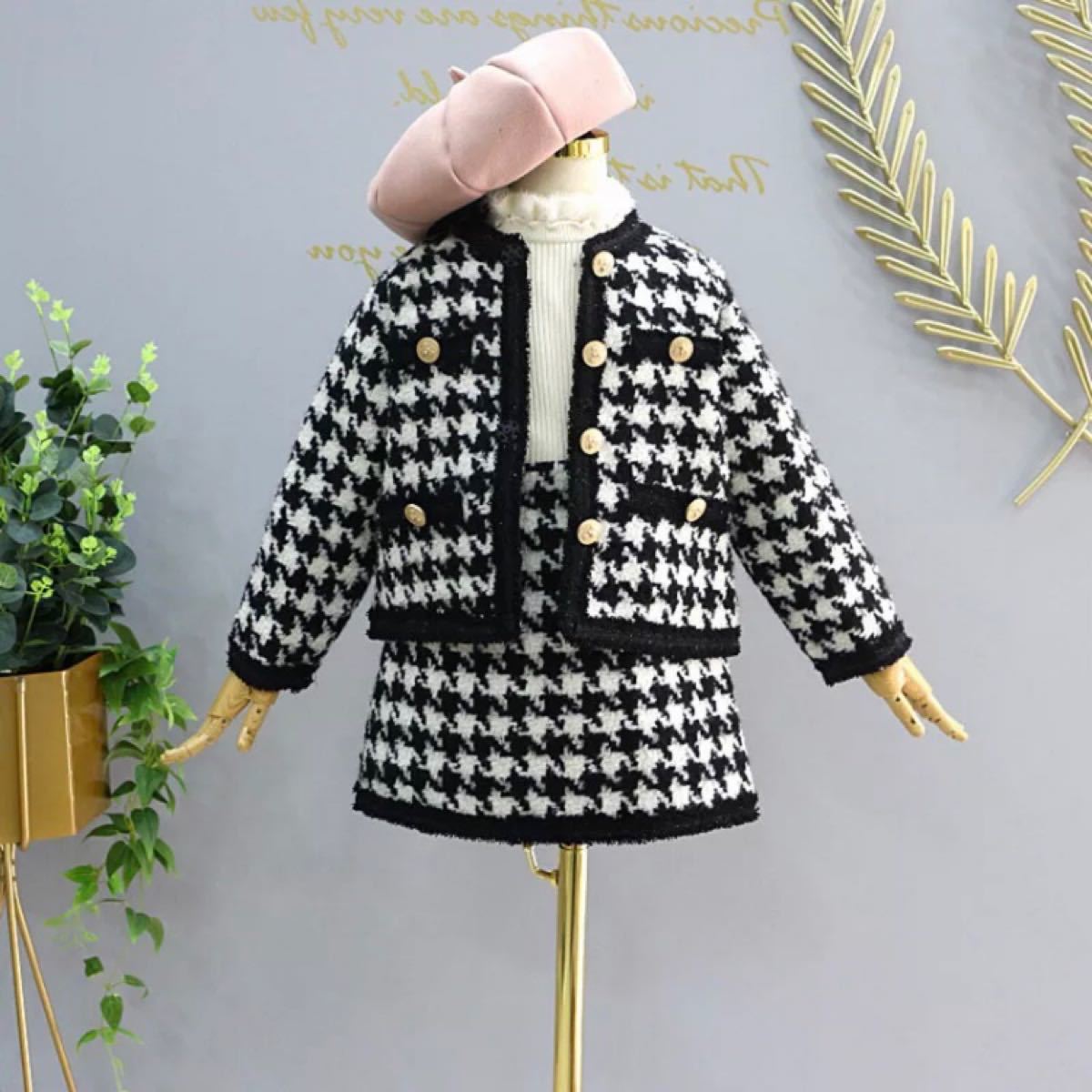 限定W特典付属 極美品✨IENA イエナ 千鳥柄 セットアップワンピース