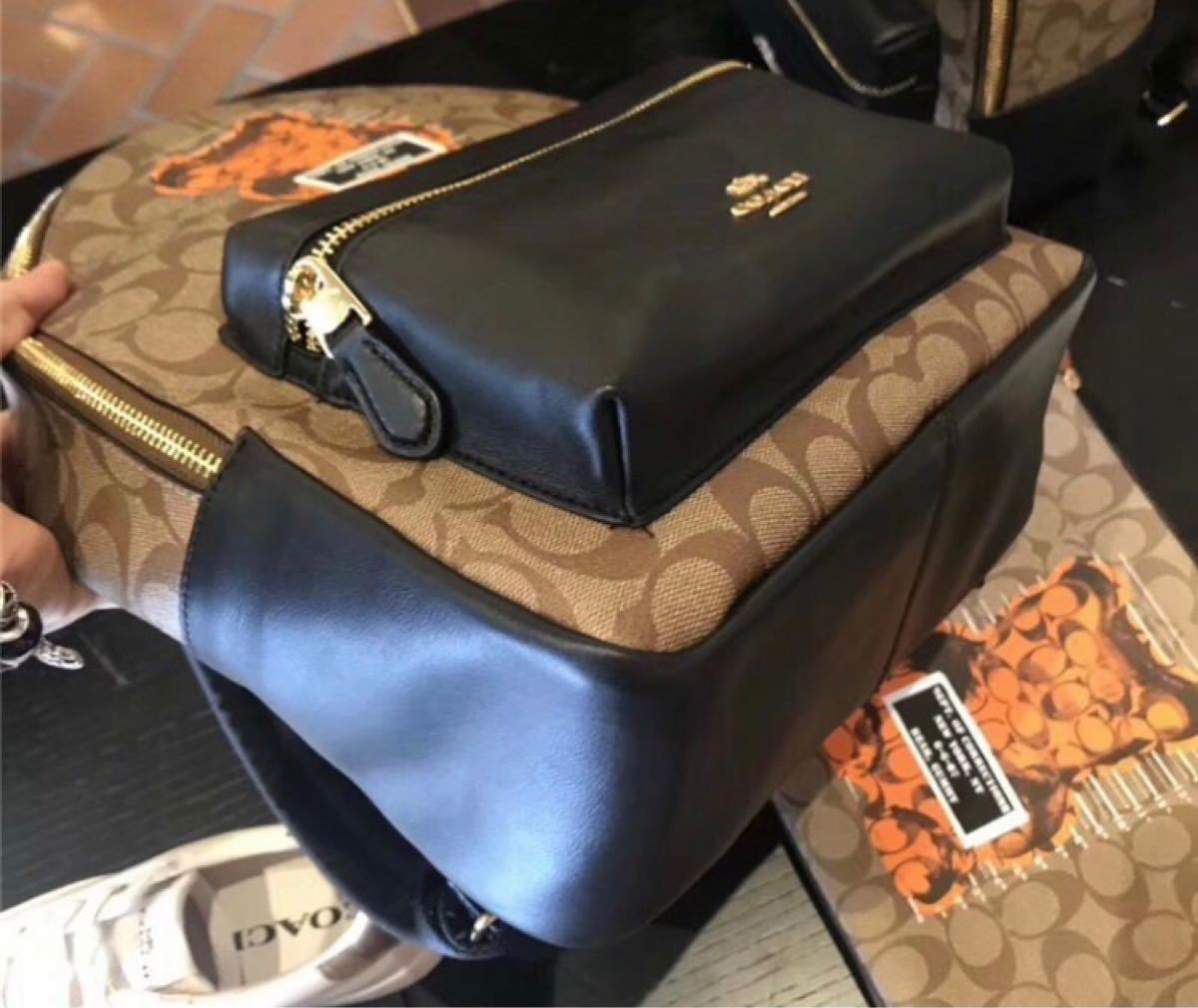 COACH シグネチャー バンダル ガミー ベア バックパック F76657 ケア COACH シグネチャー バンダル ガミー ベア バックパック F76657 ケア