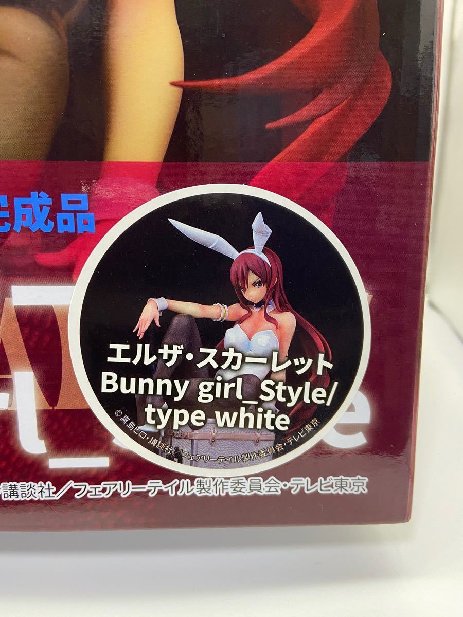 【新品】FAIRY TAIL エルザ・スカーレット Bunny girl Style type white 1/6フィギュア