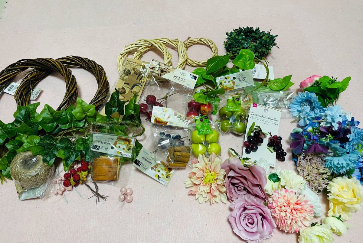 Paypayフリマ リース ハンドメイド 材料セット Paypayフリマ リース ハンドメイド 材料セット