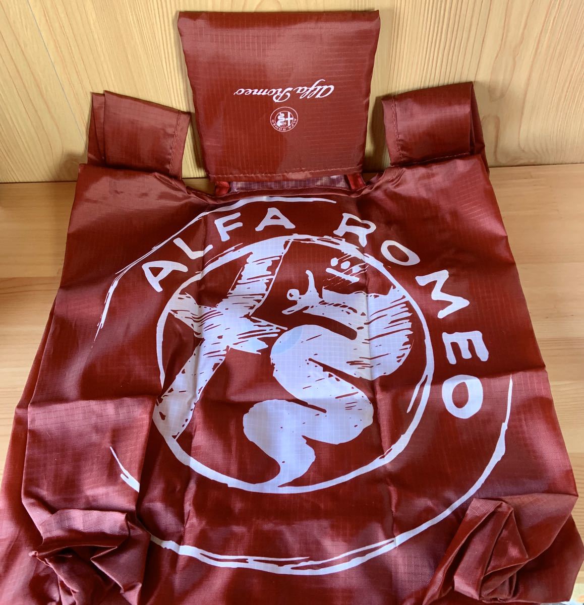 *[ unused ] Alpha Romeo ALFA ROMEO* folding eko-bag tote bag * Novelty * not for sale 