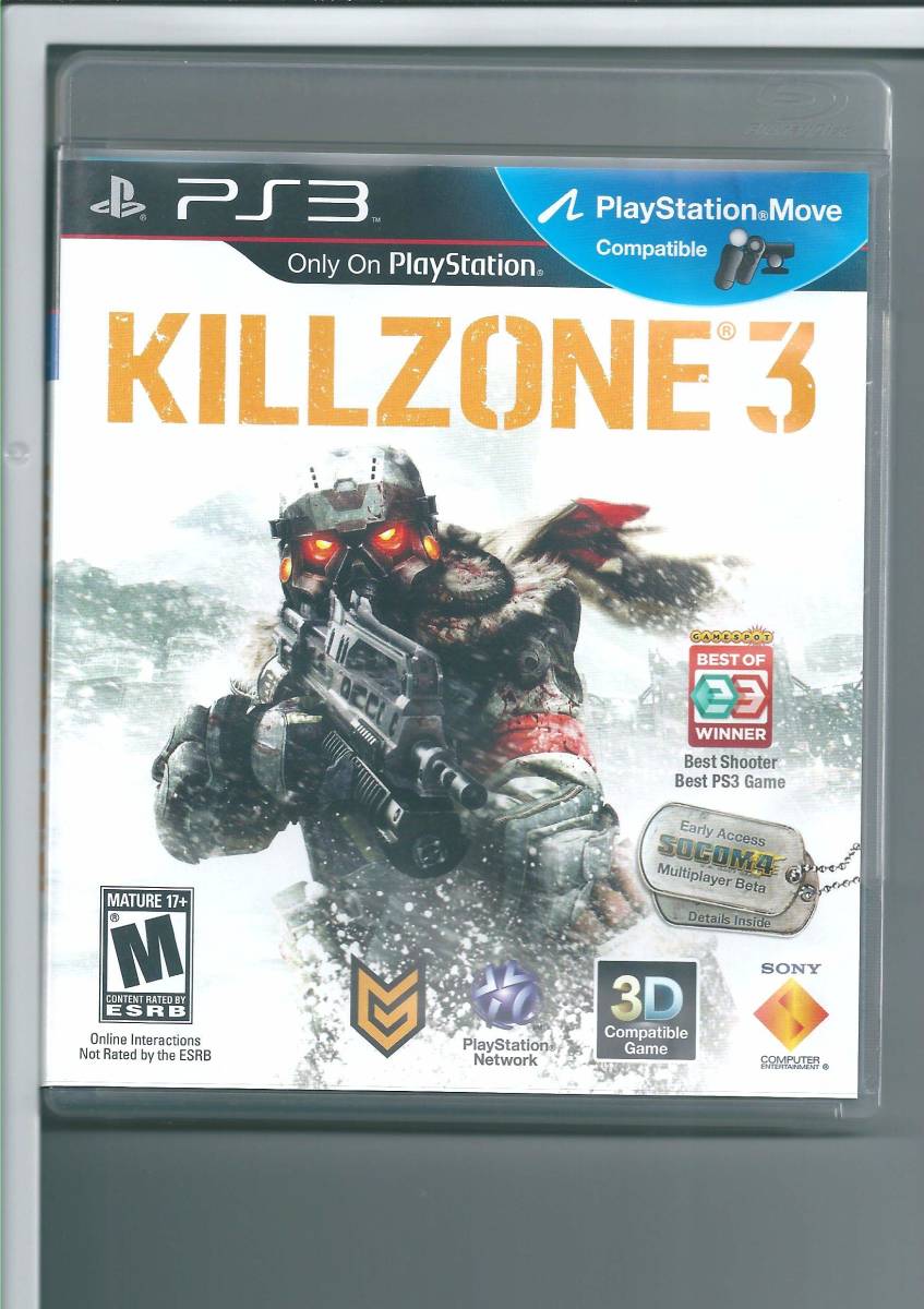 ☆PS3 NEW Killzone 3 PS3 (Videogame Software) (輸入版)_画像1