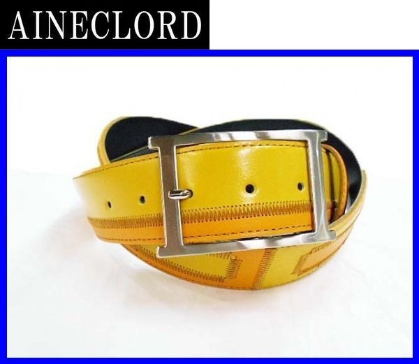 【60%OFF】 ロング★115cm★\15400〓AINECLORD〓40mm牛革パッチワーク柄レザーベルト その他 【60%OFF】 ロング★115cm★\15400〓AINECLORD〓40mm牛革パッチワーク柄レザーベルト その他