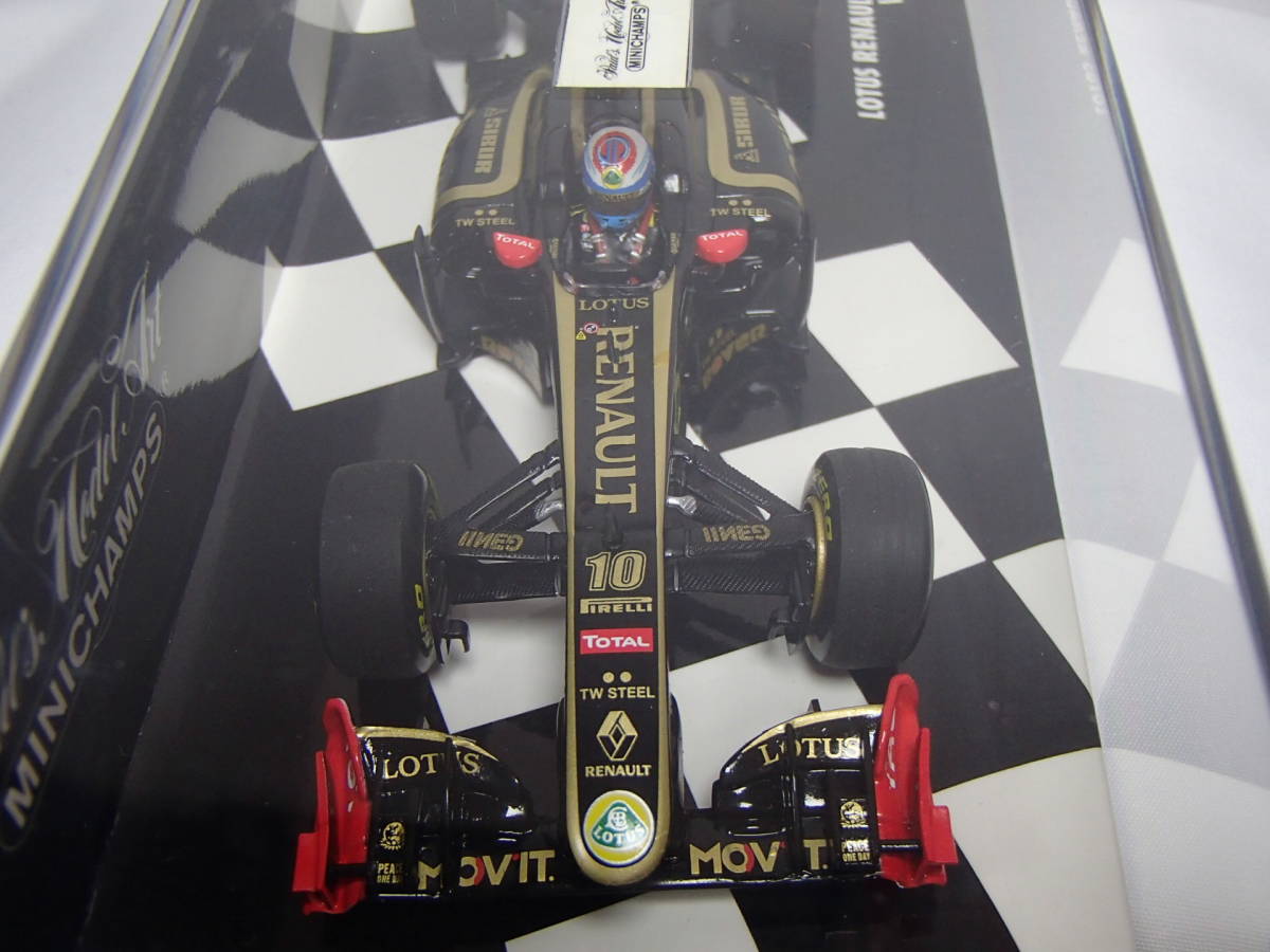 ミニチャンプス 1/43　ロータスルノー GP R31 ＃10　V.ペトロフ 　2011　（410110010）_画像5