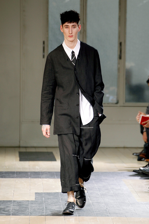 12SS リネン袴ジャケット 袴期 ヨウジヤマモト オム Yohji 12SS リネン袴ジャケット 袴期 ヨウジヤマモト オム Yohji