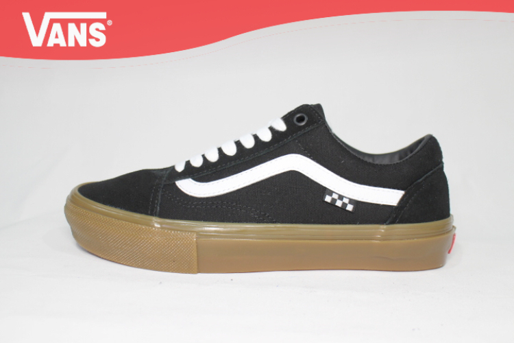 人気 ★VANS★26.5cm★SKATE SKOOL★ブラック/ガム★ OLD シューズ