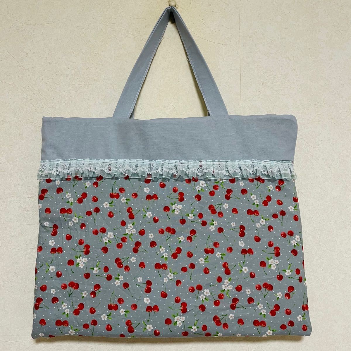 Paypayフリマ 入園準備 入学準備 ハンドメイド レッスンバッグ 女の子 さくらんぼ柄のレース Paypayフリマ 入園準備 入学準備 ハンドメイド レッスンバッグ 女の子 さくらんぼ柄のレース