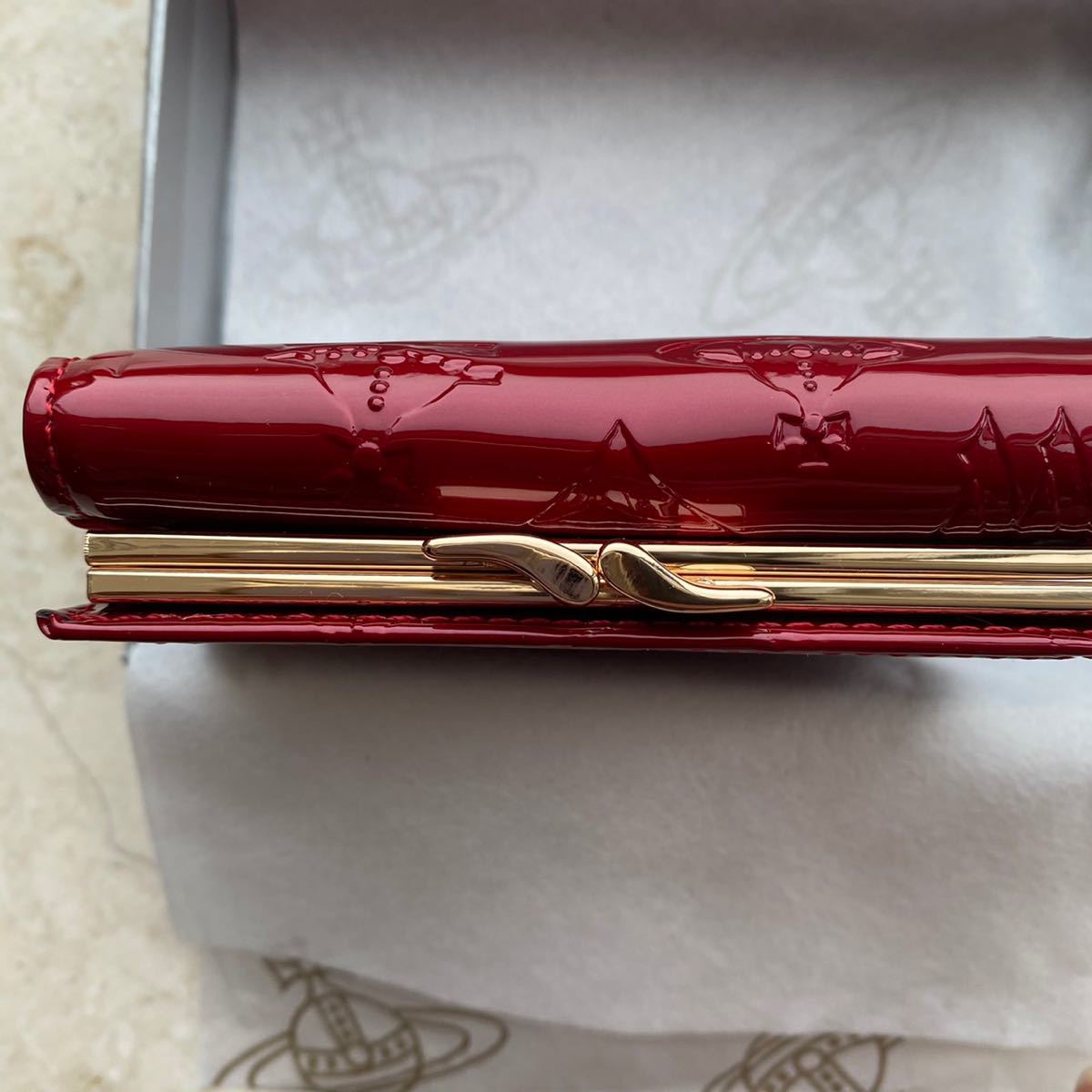 Vivienne Westwood ヴィヴィアンウェストウッド レッド 赤 エナメル財布