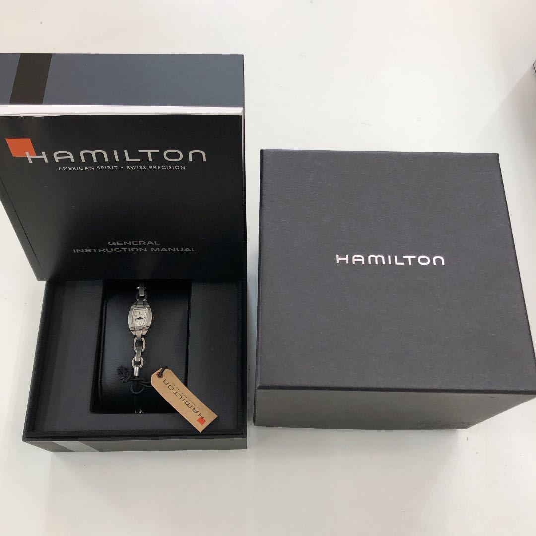 新品！LADY HAMILTON REPLICA ANTIQUE SILVER アンティーク調 腕時計 H31121783 ￥57200
