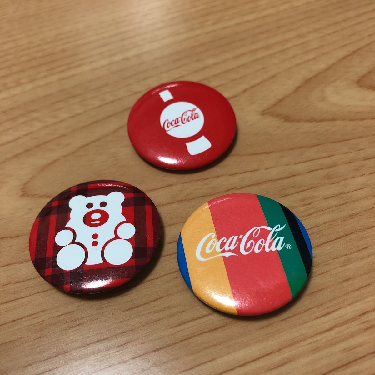 Coca-Cola☆コカコーラ 缶バッチ3個セットの画像1