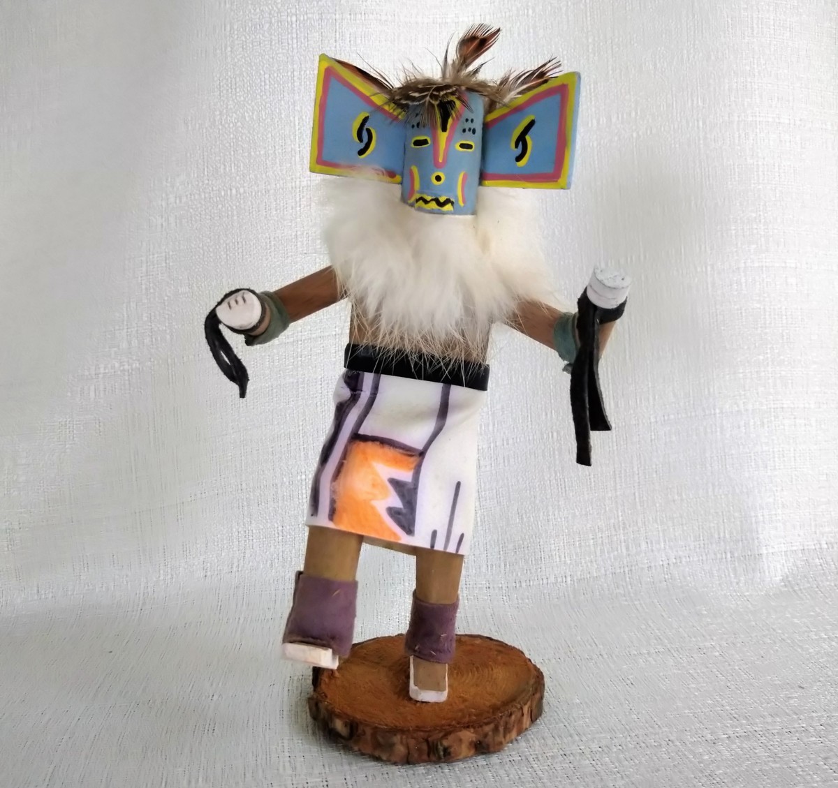 カチナドール ネイティブ・アメリカン ハンドメイド 精霊 インディアン Kachina Doll 木彫り・手作り 伝統工芸品/カチナ人形 