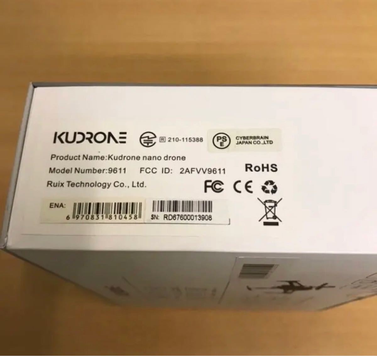 新品＊KUDRONE NANO DRONE 小型セルフィードローン