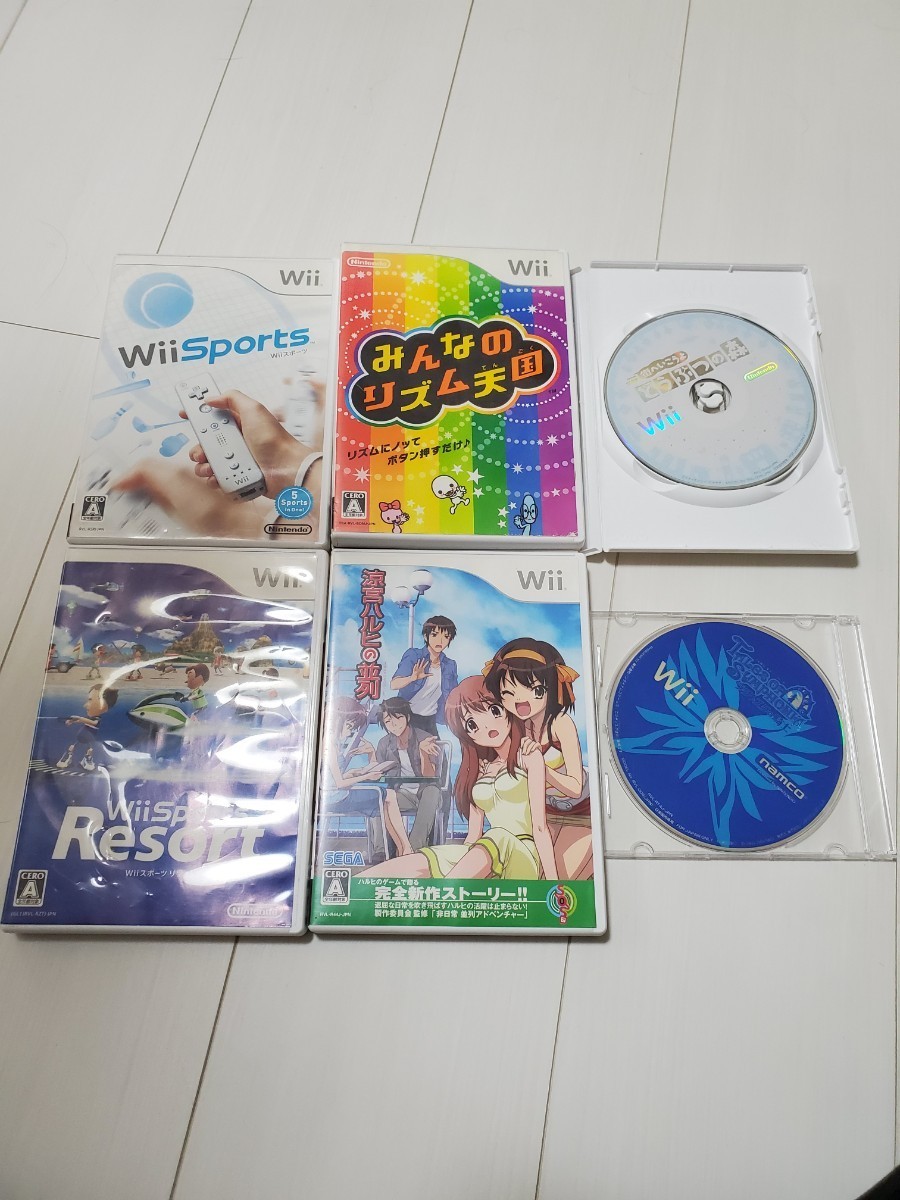Wii 本体+ソフト6本セット　まとめ売り
