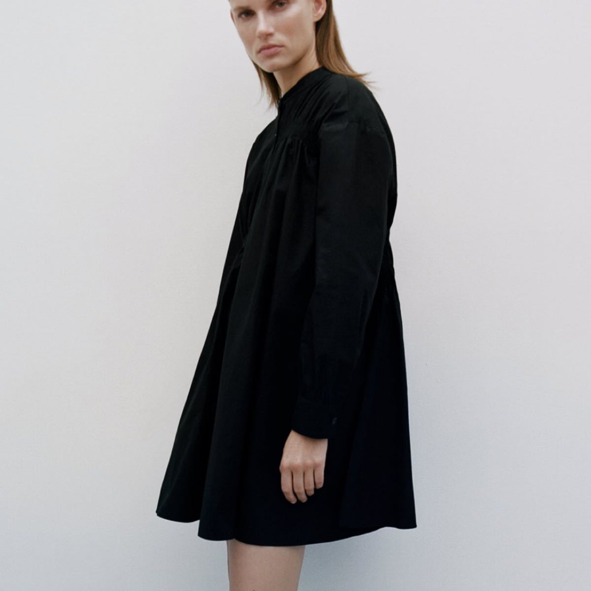 Paypayフリマ ポプリン地ミニワンピース Zara Paypayフリマ ポプリン地ミニワンピース Zara