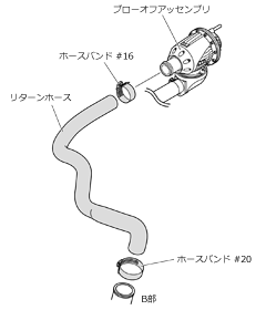 【HKS】 サクションリターンキット スバル レガシィB4 BM9 レガシィツーリングワゴン BR9 [71002-AF003]_画像2