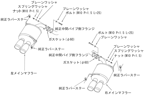 【HKS】 マフラー リーガマックスプレミアム(LEGAMAX Premium) Ti-1 (Titan) スバル WRX S4 DBA- VAG FA20(TURBO) [31021-AF024]_画像3