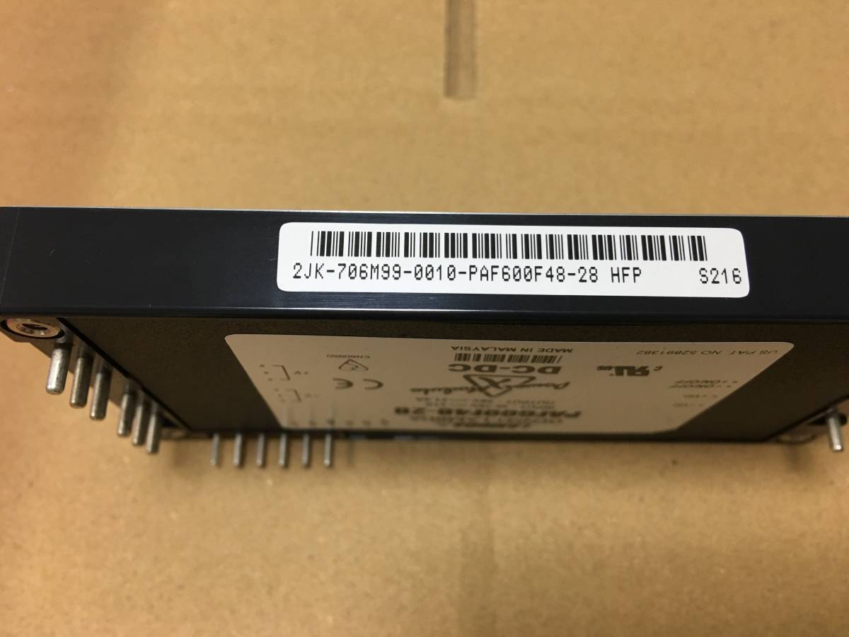 6460円 DC-DC 単出力パワーモジュール PAF600F-48F-28 1台 6460円 DC-DC 単出力パワーモジュール PAF600F-48F-28 1台