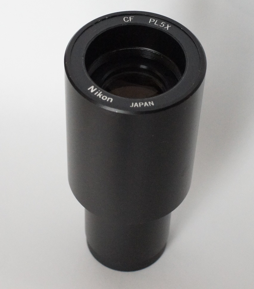 Microscope Japan　品質保証　返品可　Nikon　投影レンズ　CF PL 5X 　中古 ニコン