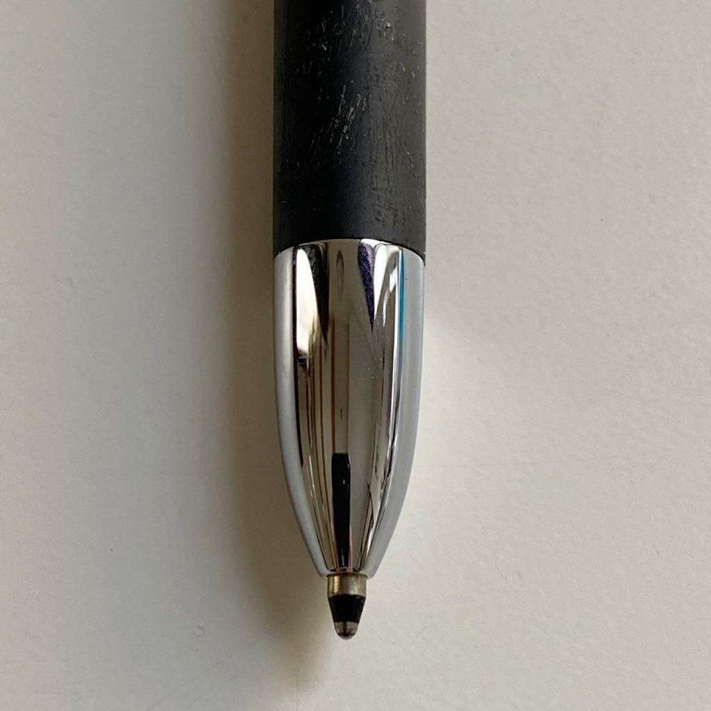 B1C071◆ クロス CROSS ブラック色×シルバー色 3色（赤黒青）＋シャーペン ツイスト式 多機能ボールペン シャーペン _画像4
