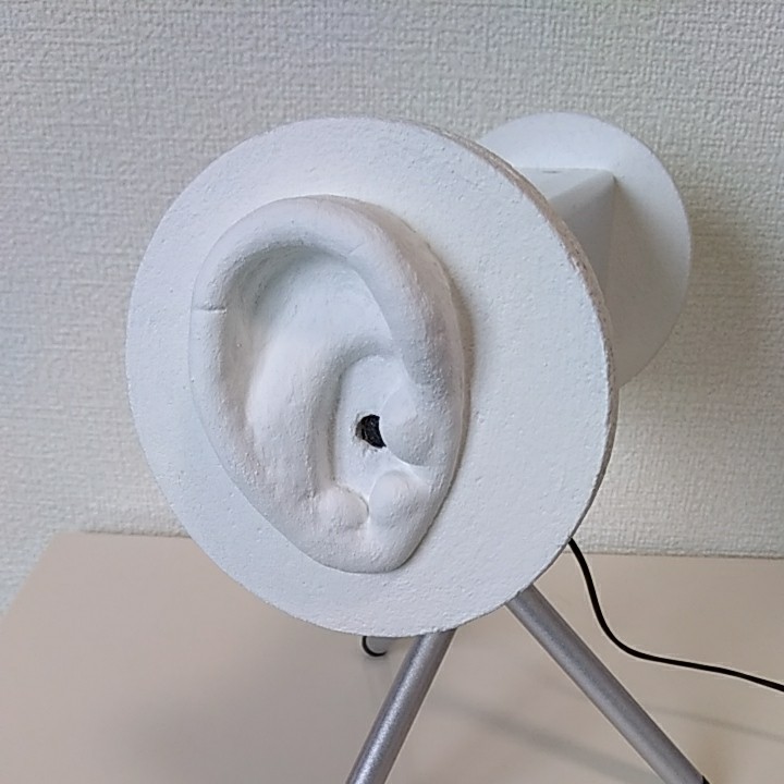 自作バイノーラルASMR録音用マイク 簡易型ダミーヘッド|Yahoo 自作バイノーラルASMR録音用マイク 簡易型ダミーヘッド|Yahoo