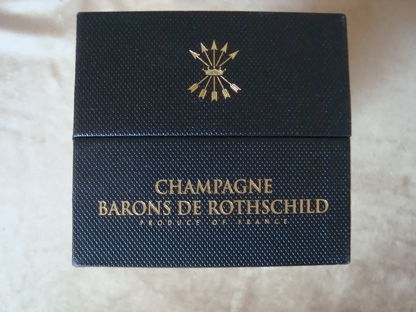 空瓶　シャンパン　BARONS DE ROTHSCHILD ゴージャスな箱つき_画像6