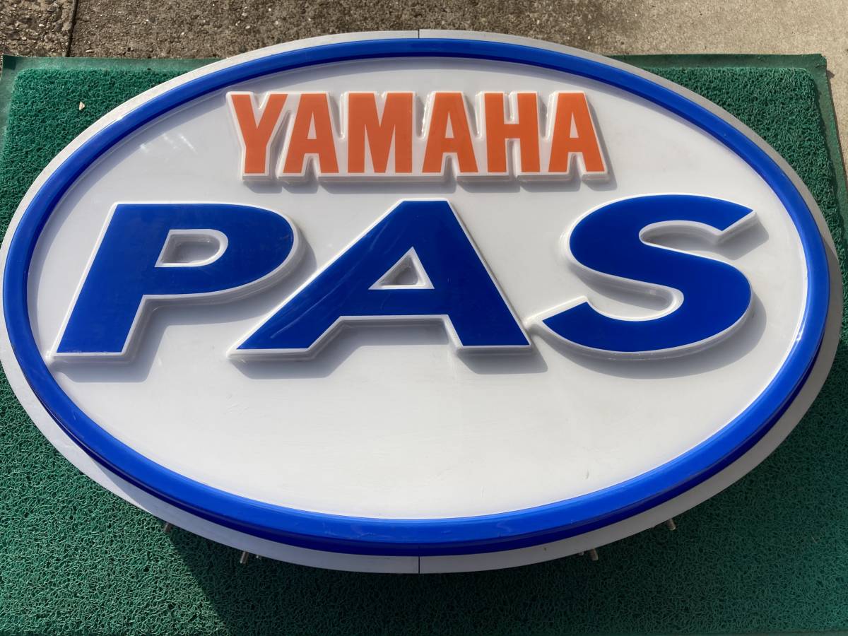 中古 ヤマハ PAS 電飾看板　/検索用 YAMAHA パス 昭和レトロ 当時物_画像6