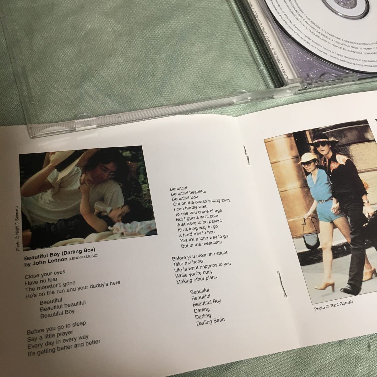 ダブルファンタジー　CD  ジョンレノン&オノヨーコ　ザ.ビートルズ