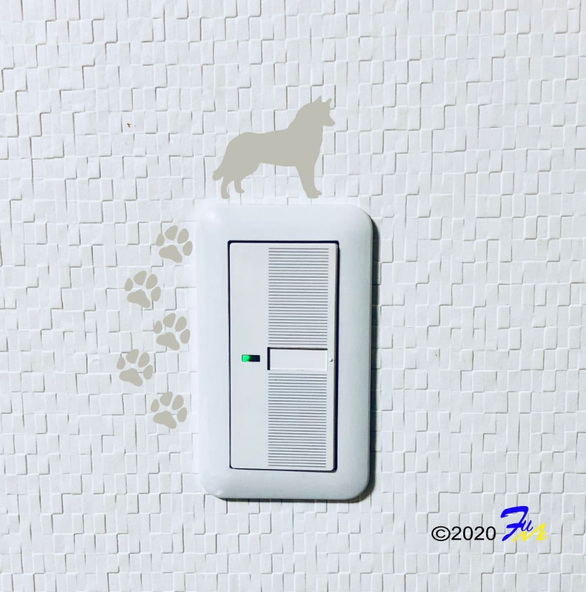  husky wall sticker lighting switch all 15 color #dFUMI #wFUMI