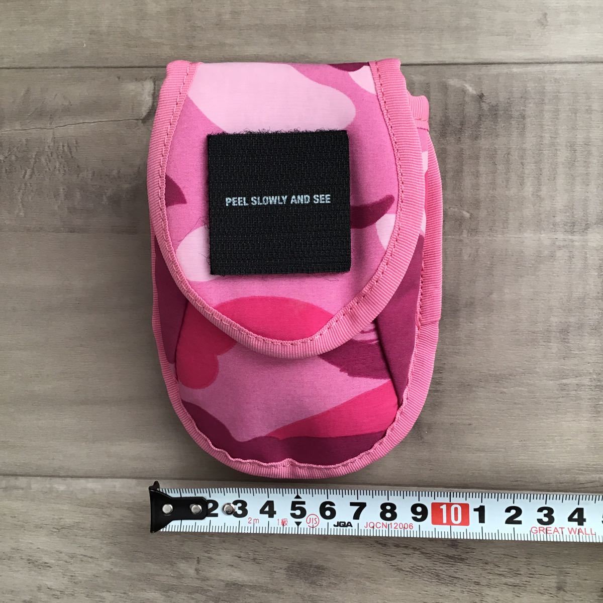 ★新品★ pink camo ポーチ a bathing ape BAPE pouch エイプ ベイプ アベイシングエイプ ピンク 迷彩 3223_画像7