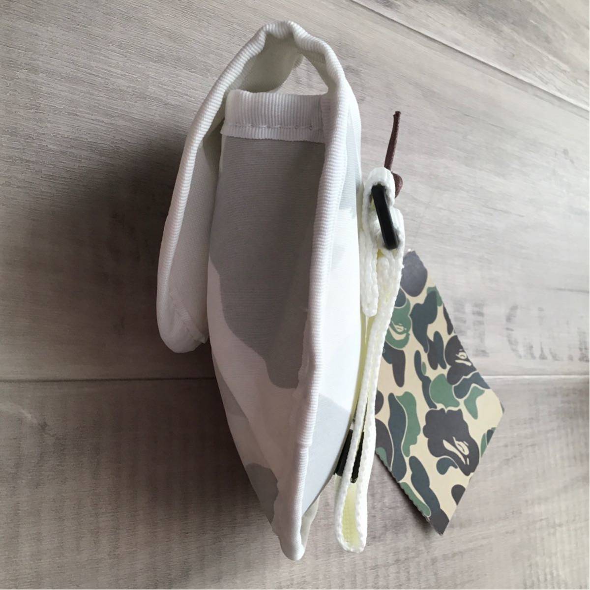 ★新品★ white camo ポーチ a bathing ape BAPE pouch エイプ ベイプ アベイシングエイプ ホワイト 迷彩_画像5