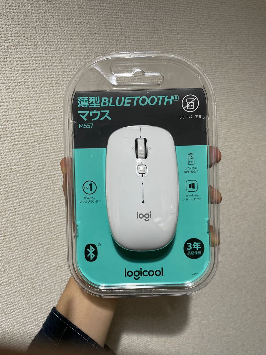 【新品未使用】ロジクール ワイヤレスマウス M557　無線 薄型 マウス Bluetooth 6