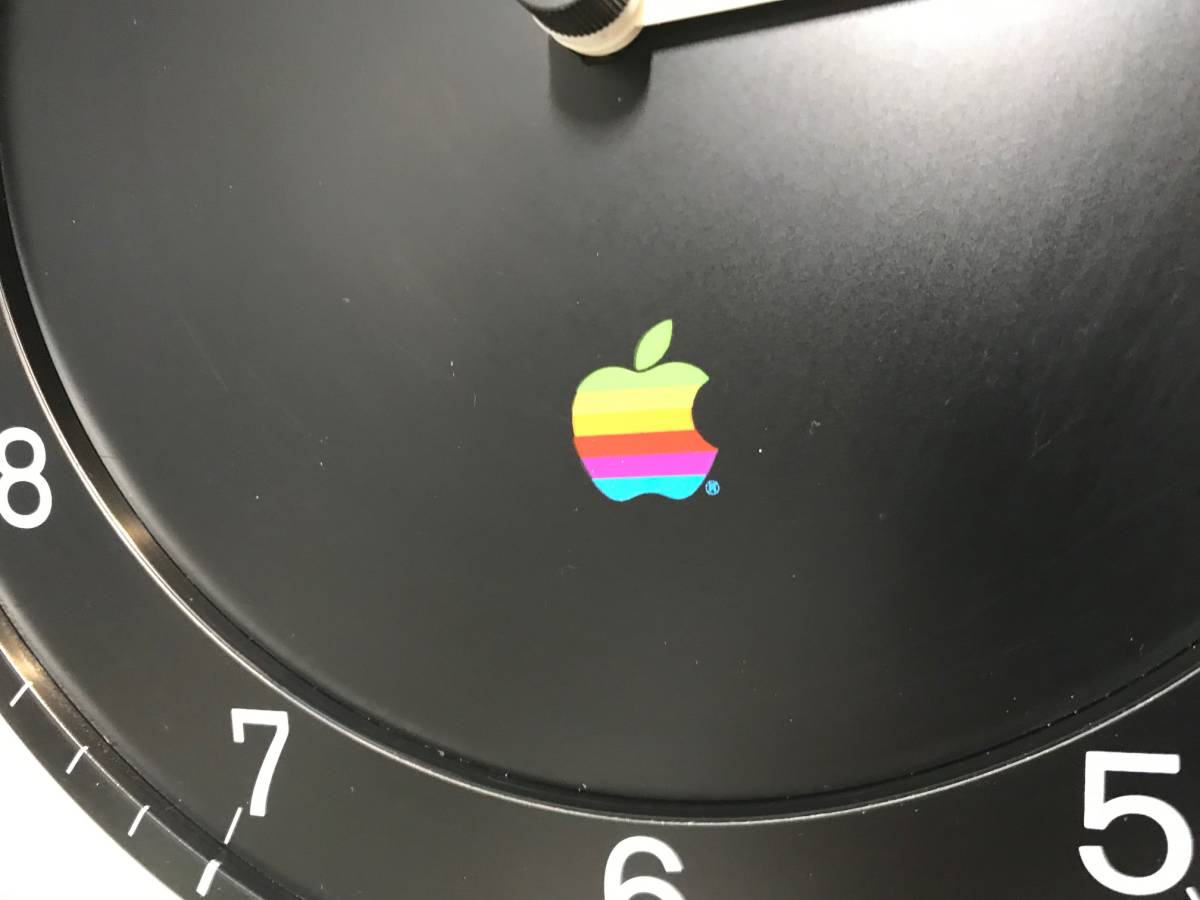 希少 BRAUN ヴィンテージ 時計 アップルロゴ APPLE 黒 ドイツ製 希少 BRAUN ヴィンテージ 時計 アップルロゴ APPLE 黒 ドイツ製