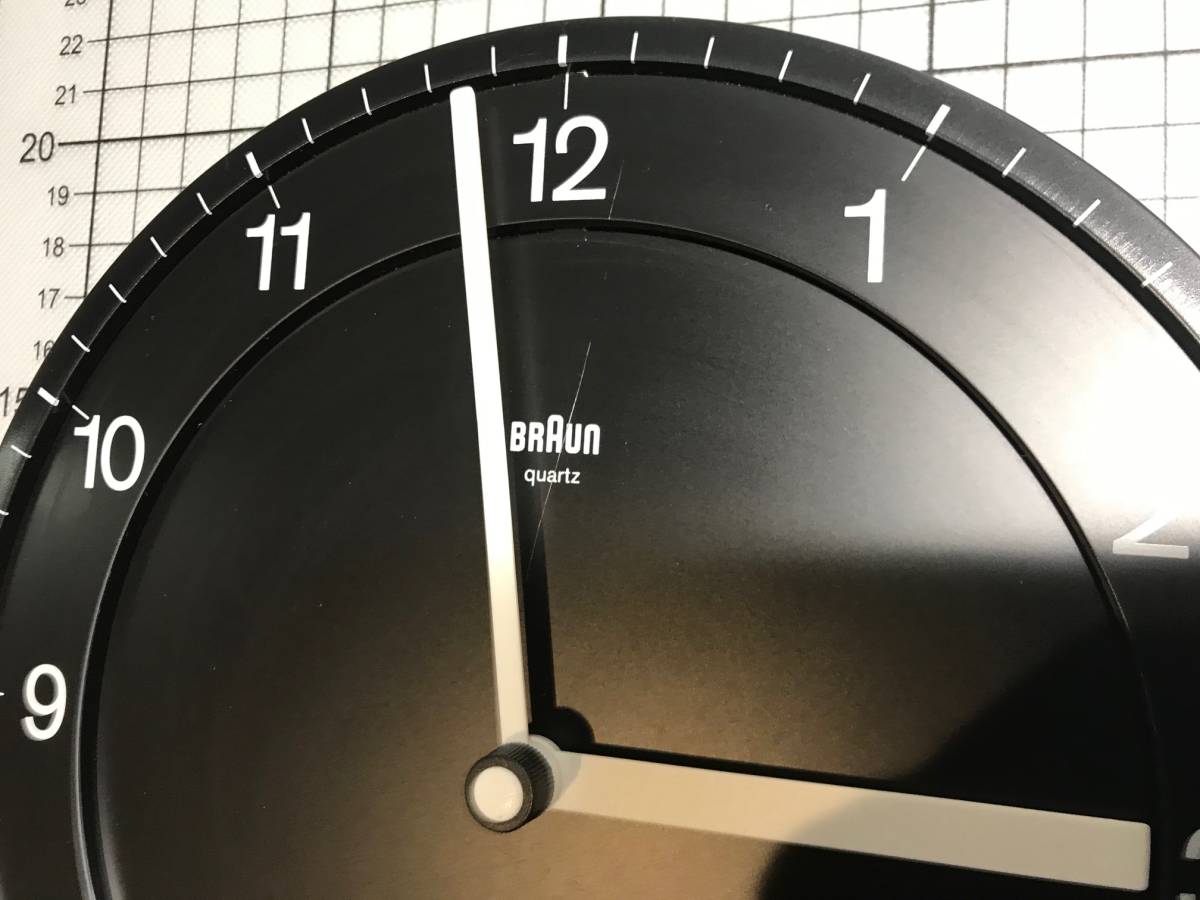 希少 BRAUN ヴィンテージ 掛け時計 トランジスタ 昭和レトロ グリーン 稼働品 アンティーク ヴィンテージ CITIZEN 時計 アップルロゴ APPLE 黒 ドイツ製 80年代 90年代 ディーターラムス ABK30 ABW30