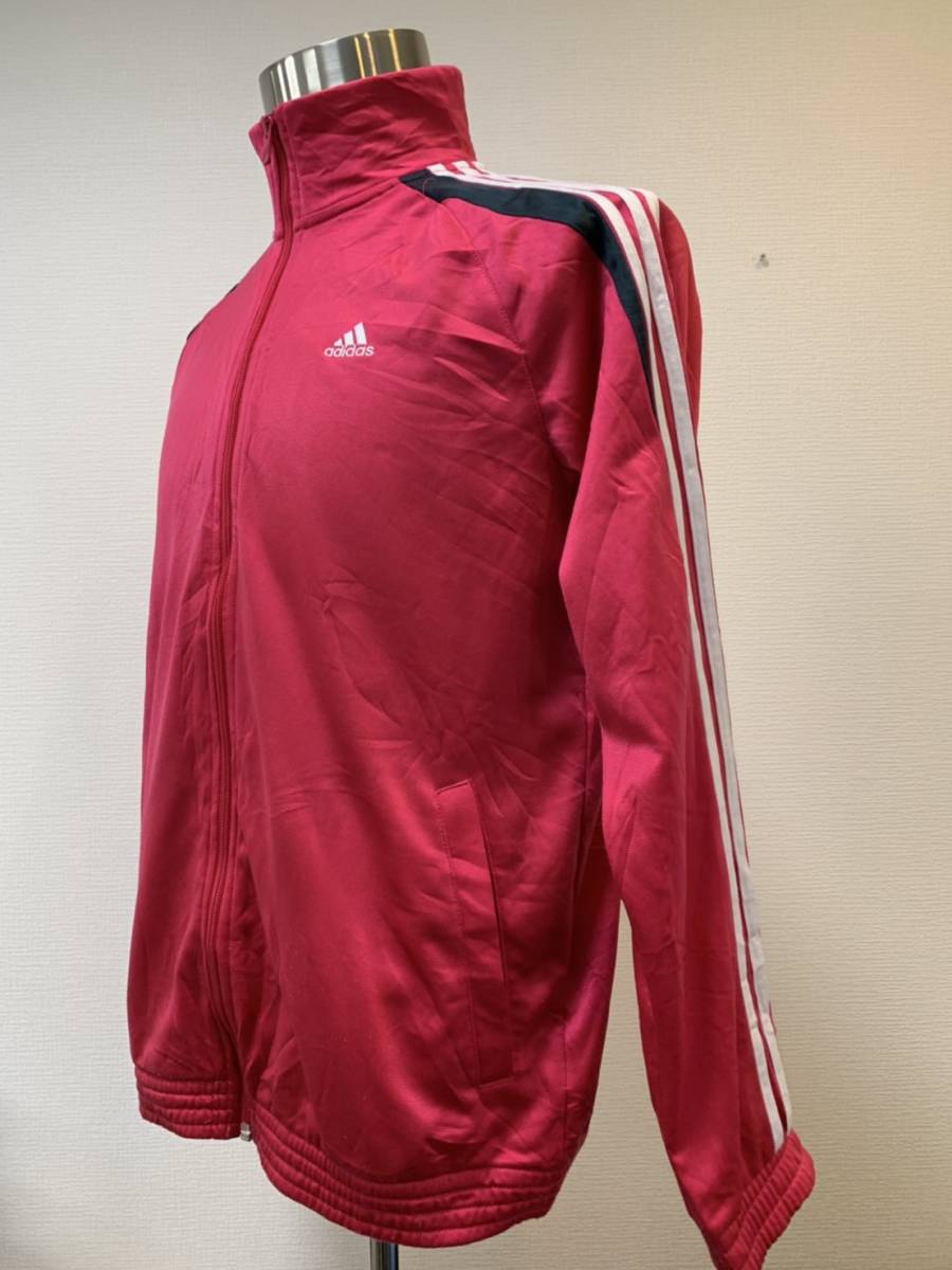 US アディダス レディース 古着 ピンク ジャージ adidas ジャケット 上着 原宿 お洒落 80年代 90年代_画像4