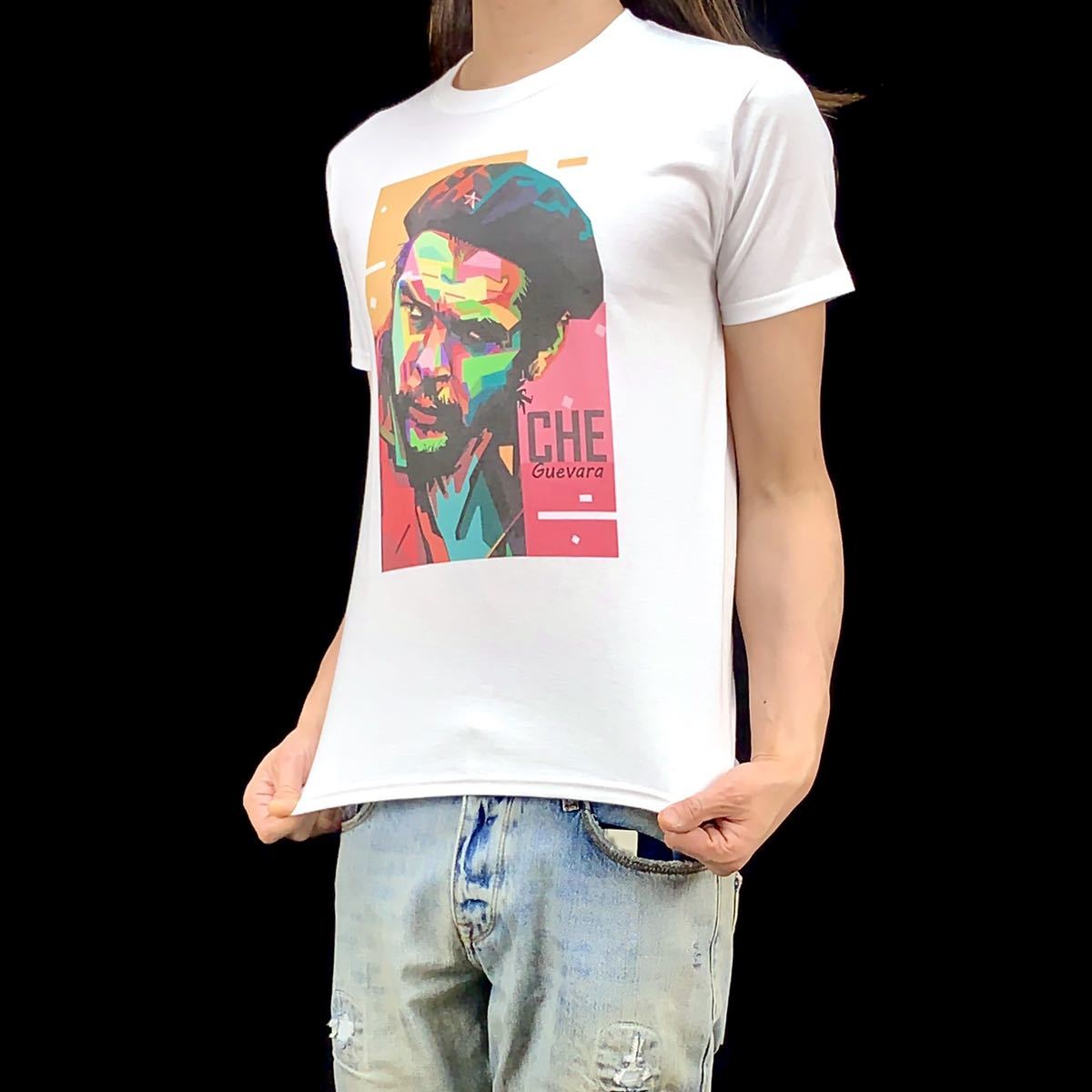 新品 未使用 チェ ゲバラ CUBA キューバ 革命家 英雄 ポップアート Tシャツ S M L XL ビッグ オーバー サイズ XXL~5XL ロンT パーカー 対応_画像3