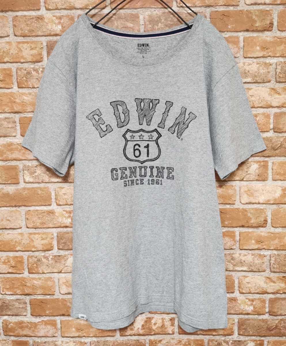 #メンズ(トップス)【EDWIN】★エドウィン★半袖Tシャツ★表記サイズ(L)★送料無料★c-11